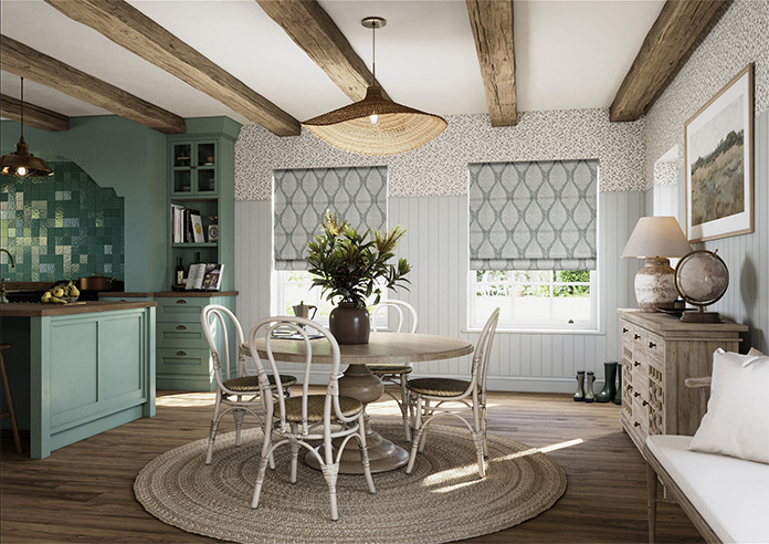 Treasure, Chrome - Roman Blind - Image 7